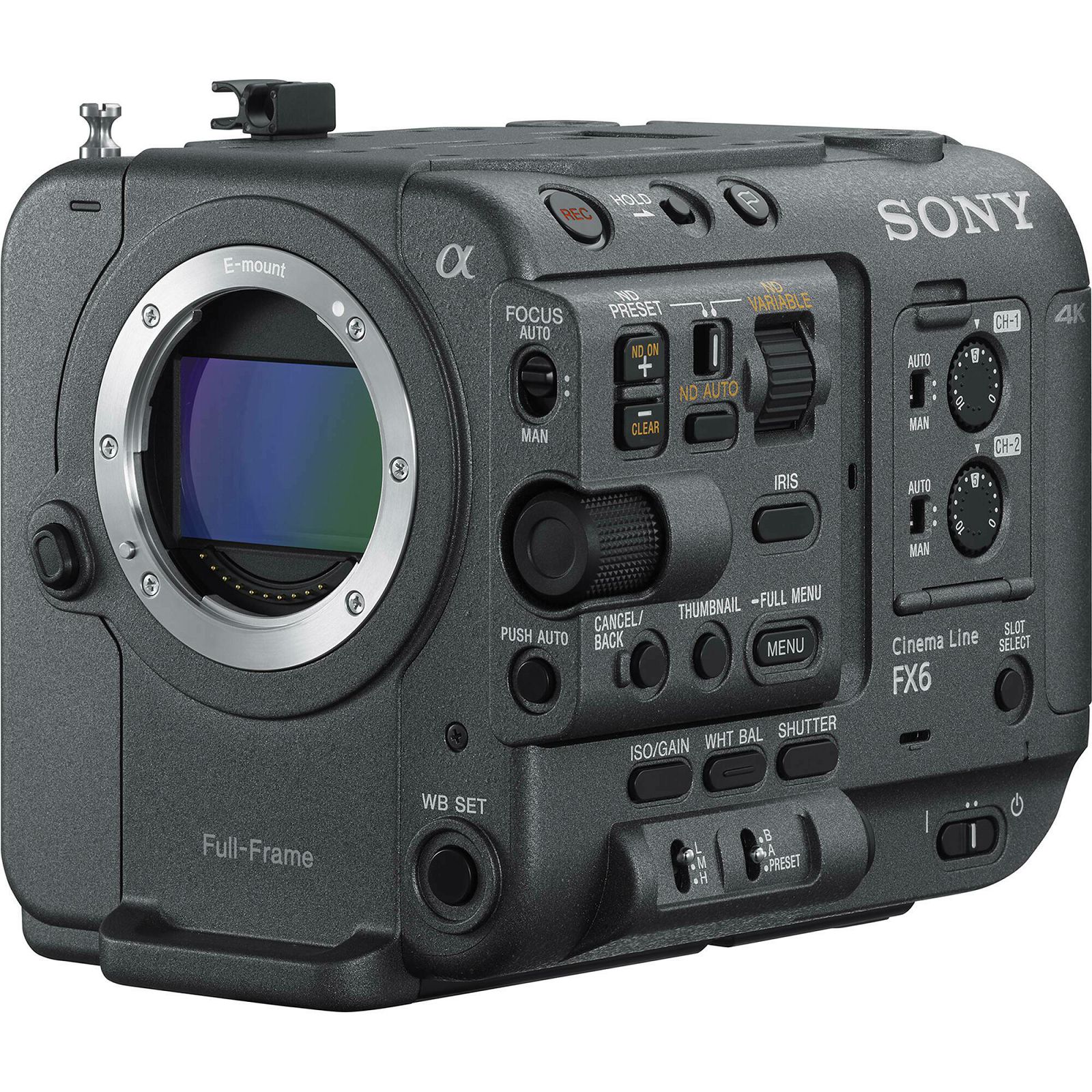 Sony FX6 Body Cinema Full Frame ILME-FX6 ILMEFX6VDI (ILMEFX6VDI.EU)