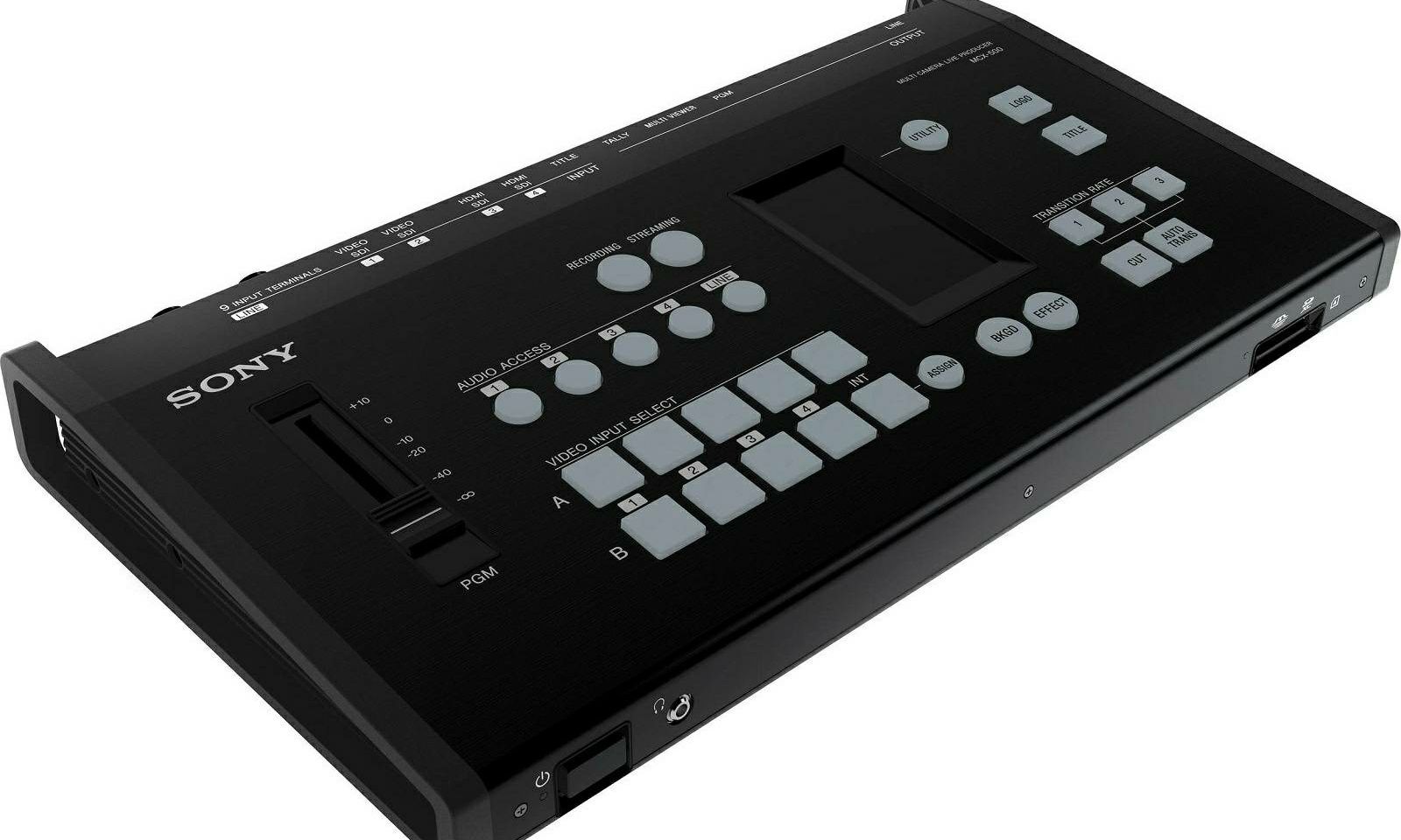 Sony MCX-500 video mikser 4-Input Global Production Streaming Recording Switcher