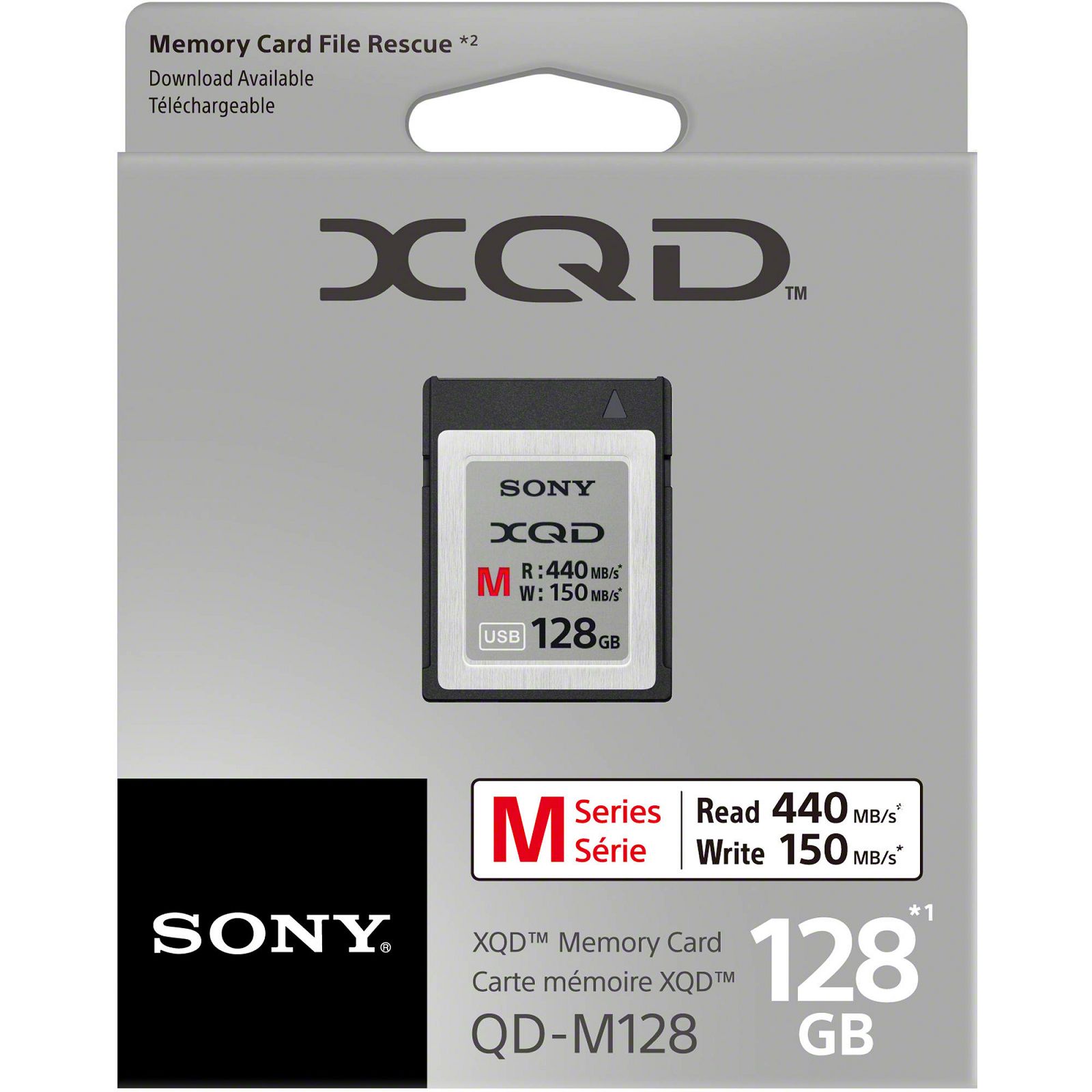 Sony XQD 128GB 440 MB/s 2933x M Series Memory Card QDM128 memorijska kartica