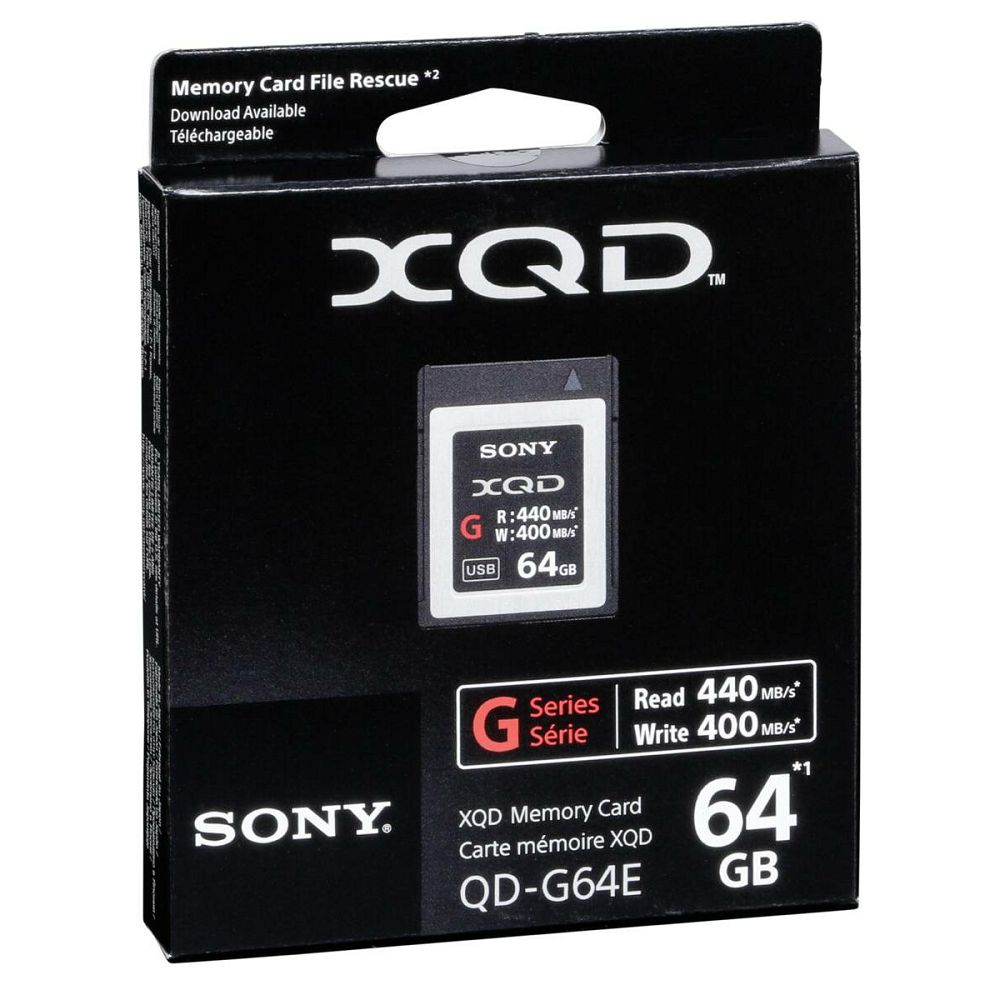 Sony XQD 64GB 440MB/s 400MB/s G Series High Speed Memory Card memorijska kartica (QDG64E-R)