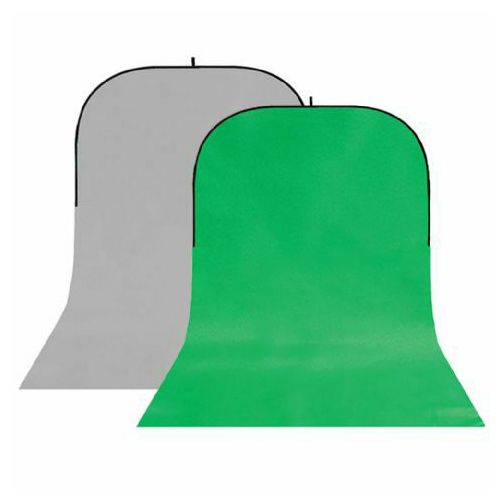 StudioKing BBT-03-10 Grey/Green 150x400cm sklopiva studijska foto pozadina u okviru foldable collapsible background board 