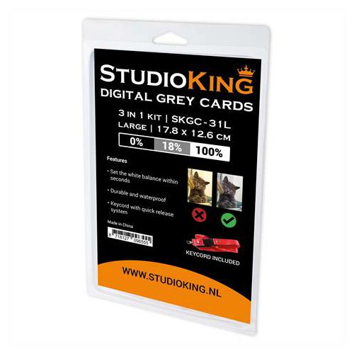 StudioKing Digital Grey Card SKGC-31L large siva karta za kalibraciju