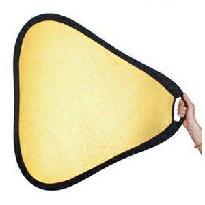 StudioKing dosvjetljivač 2u1 CRGGS60 60cm Grip Reflector Gold Silver zlatni srebreni