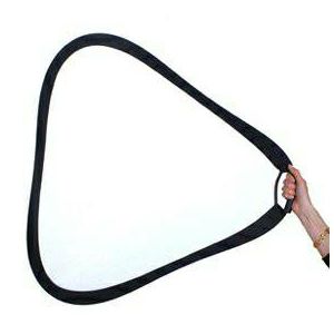 StudioKing dosvjetljivač 2u1 CRGSW60 60cm Grip Reflector Silver White srebreni bijeli