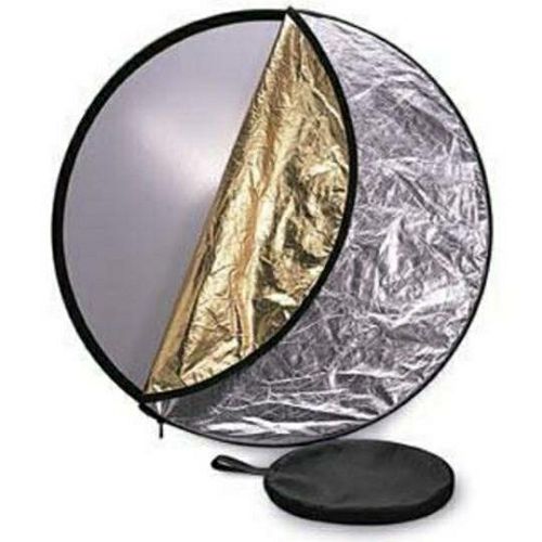 StudioKing dosvjetljivač 5u1 CRC5107 107cm zlatni srebreni crni bijeli transparentni disk reflektirajući reflektor difuzor crna bijela zlatna srebrena 5-in-1 Collapsible Circular