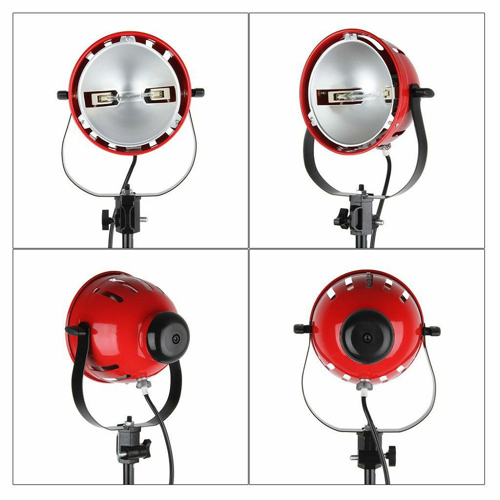 StudioKing Halogen Studio Light TLR800D 800W Dimmable halogena studijska lampa rasvjetno tijelo pinca pinza s dimmerom