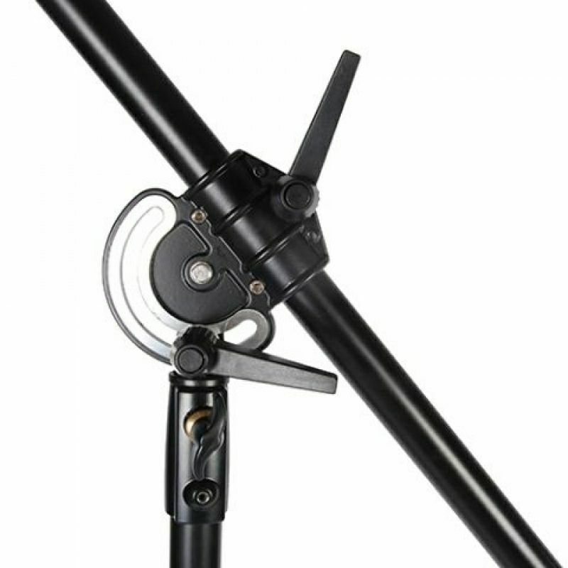 StudioKing Professional Light Boom Arm + Light Stand + Counterweight BM2350A 86-180cm 5kg aluminijski studijski stalak s produljenom rukom kranom za bljeskalice i utegom za protutežu