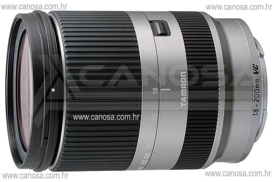 Tamron AF 18-200mm f/3.5-6.3 Di III VC Silver allround objektiv za Sony E-mount (B011S)