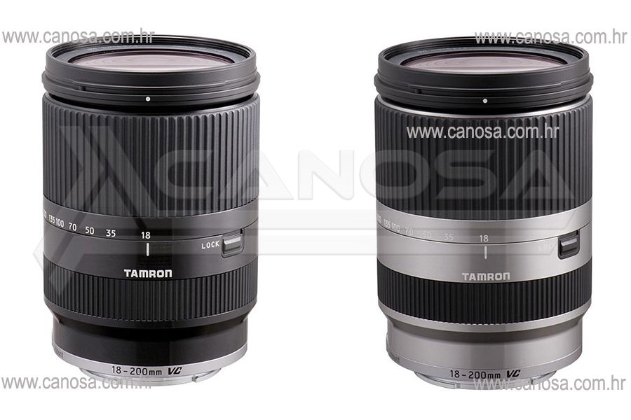 Tamron AF 18-200mm f/3.5-6.3 Di III VC Silver allround objektiv za Sony E-mount (B011S)