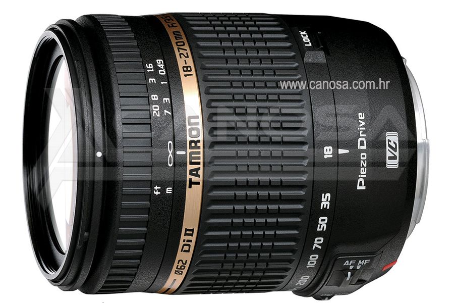 Tamron AF 18-270mm f/3,5-6,3 Di II VC PZD allround objektiv za Nikon DX with built-in motor (B008N)