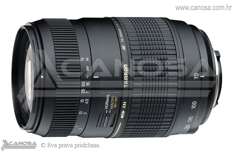 Tamron AF 70-300mm f/4-5.6 LD Di 1:2 Macro telefoto objektiv za Canon EF (A17E)