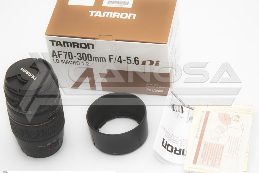 Tamron AF 70-300mm f/4-5.6 LD Di 1:2 Macro telefoto objektiv za Canon EF (A17E)