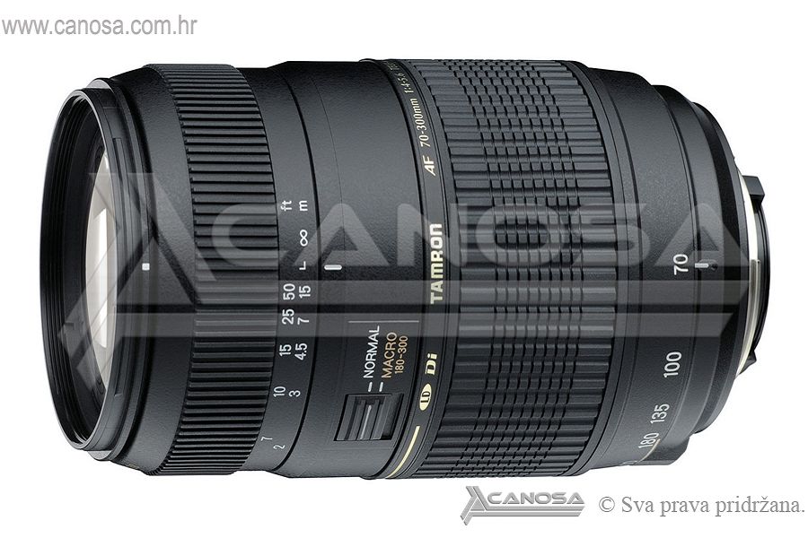 Tamron AF 70-300mm f/4-5.6 LD Di 1:2 Macro telefoto objektiv za Nikon FX with built-in motor (A17NII)