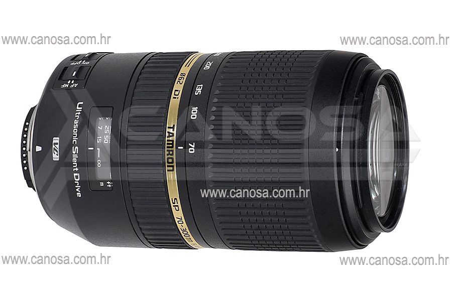 Tamron AF SP 70-300 f/4-5.6 Di VC USD telefoto objektiv za Nikon FX with built-in motor (A005N)