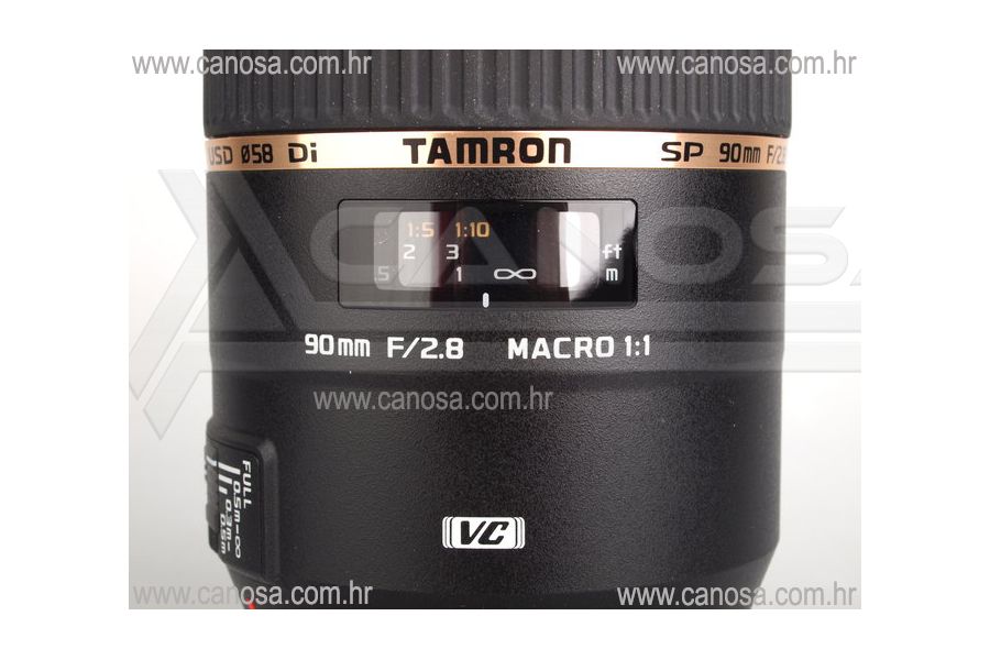 Tamron AF SP 90mm f/2.8 Di VC USD Macro 1:1 objektiv za Nikon FX (F004N)