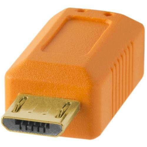 Tether Tools TetherPro USB 2.0 to Micro-B 5-Pin, 15' (4.6m), ORG (CU5430ORG)