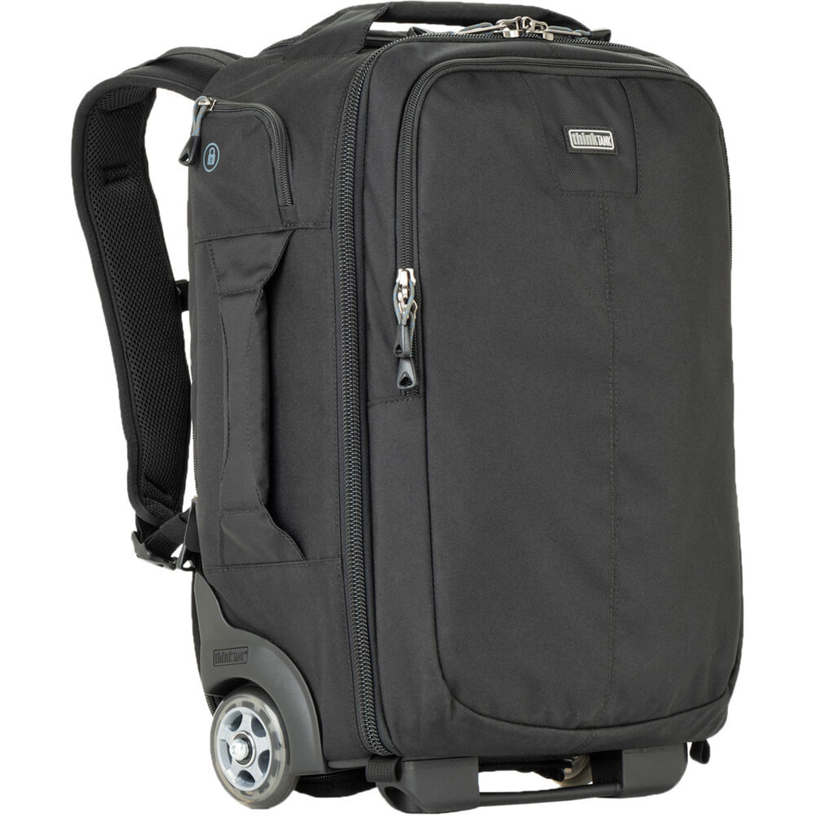 Think Tank Essentials Convertible Rolling Backpack Black