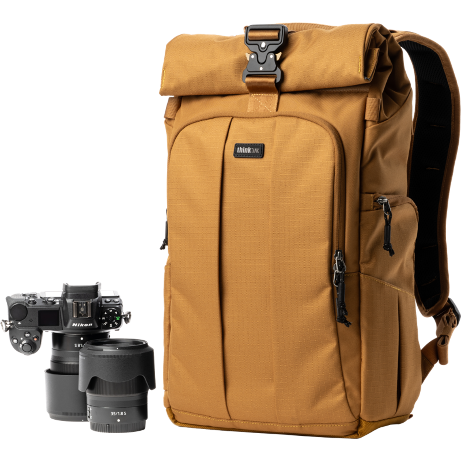 Think Tank FocusPoint 22L Hybrid RollTop Backpack Golden Hour