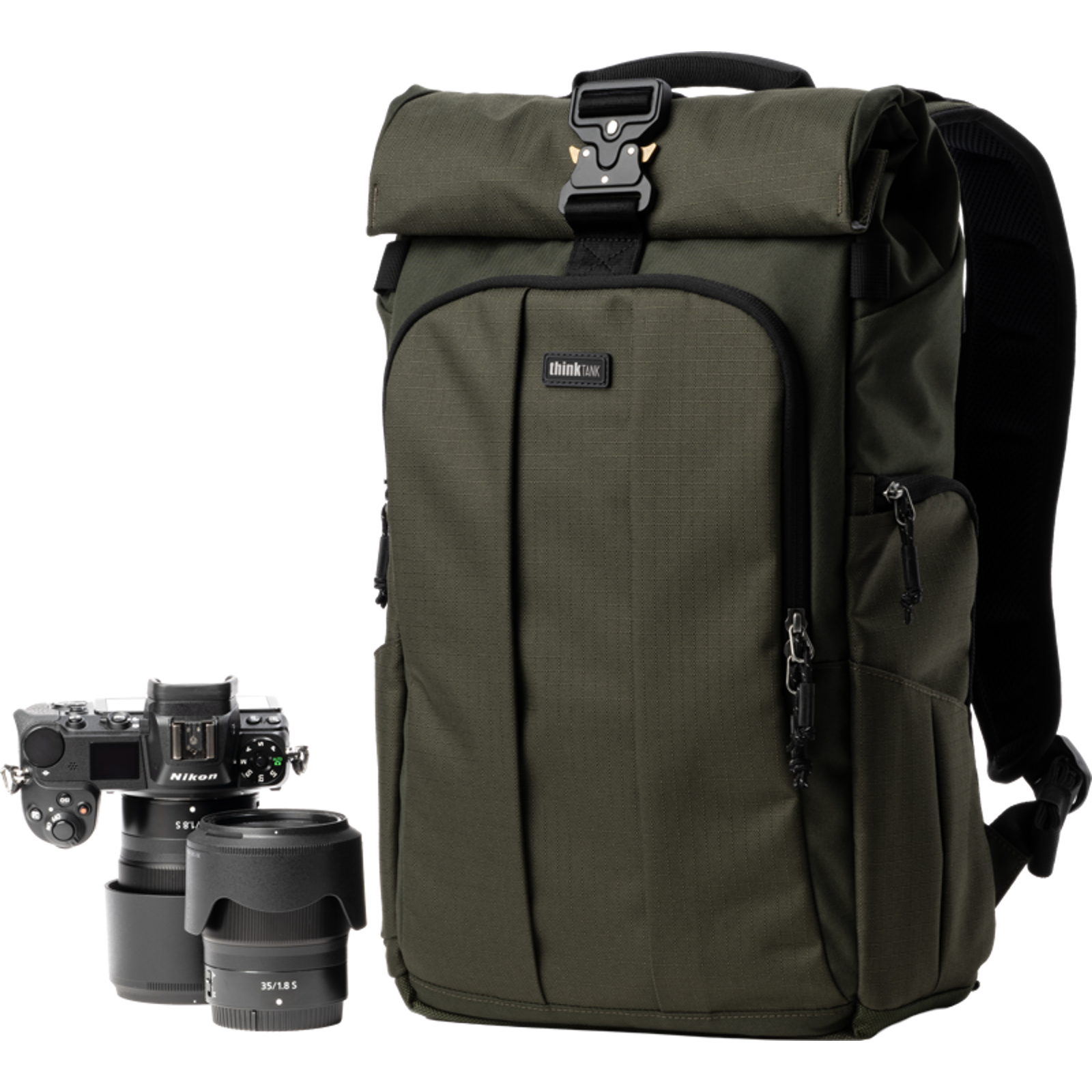 Think Tank FocusPoint 22L Hybrid RollTop Backpack Greenway