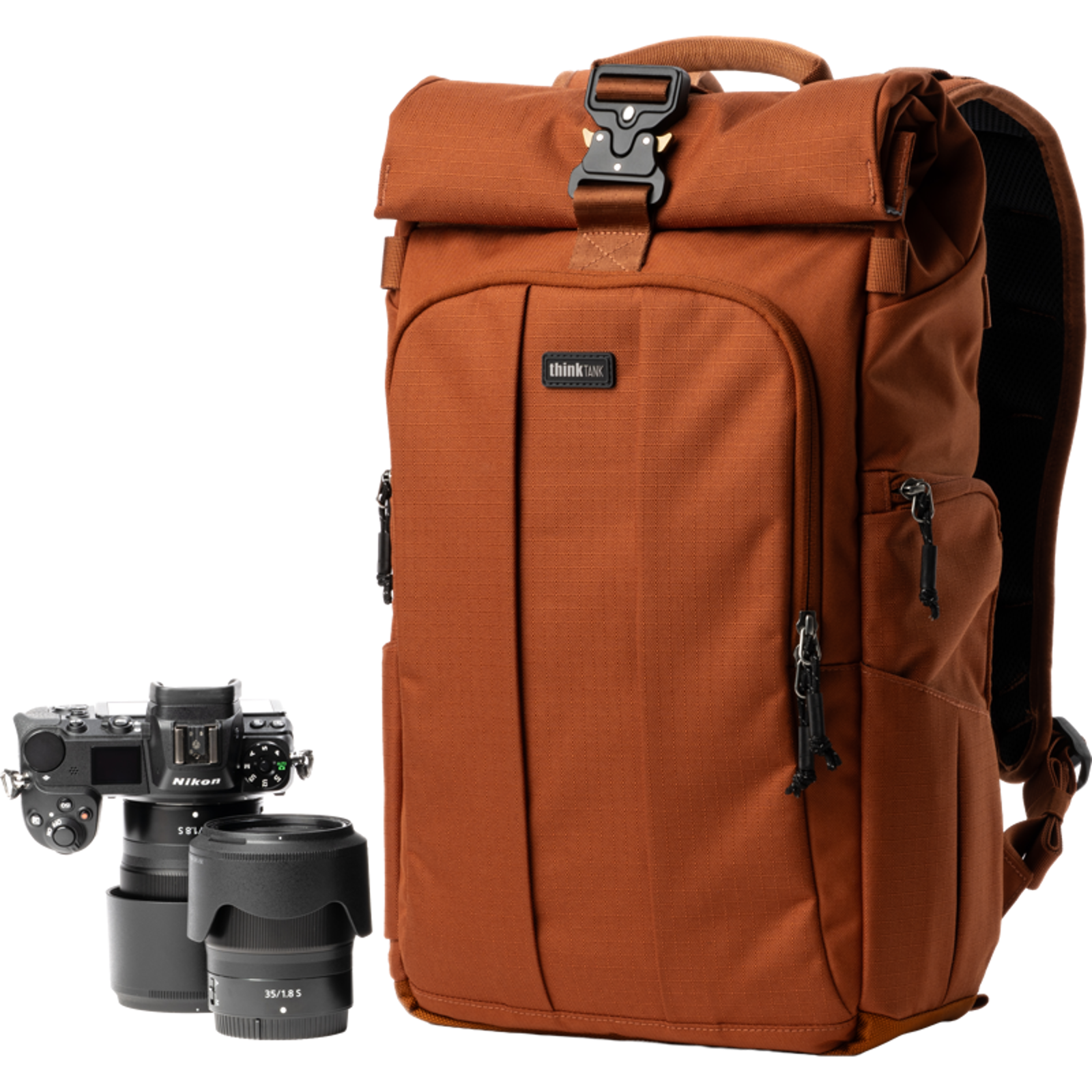 Think Tank FocusPoint 22L Hybrid RollTop Backpack Urban Rust