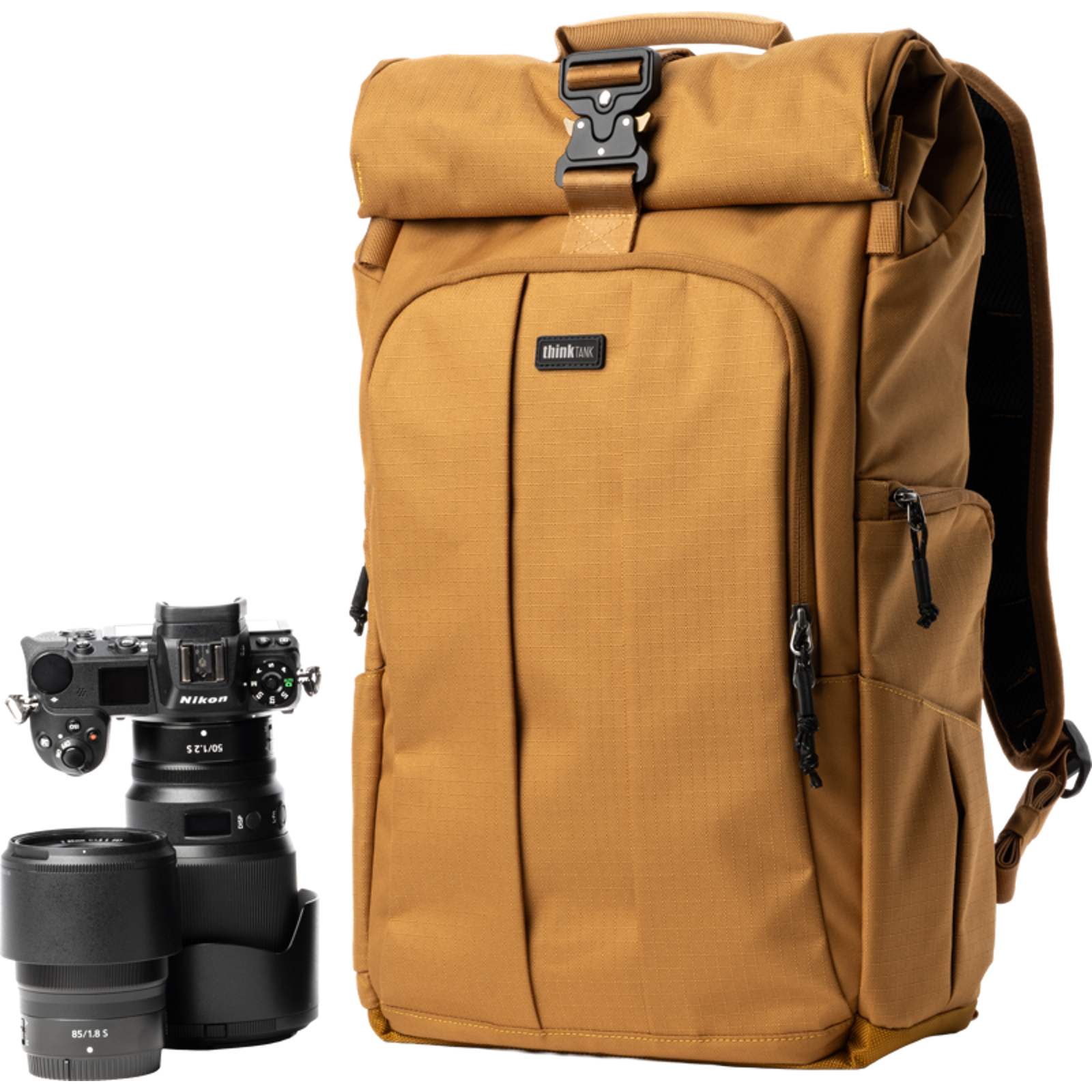 Think Tank FocusPoint 30L Hybrid RollTop Backpack Golden Hour