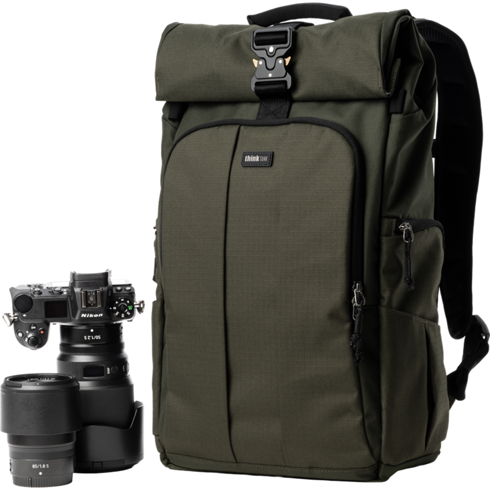 Think Tank FocusPoint 30L Hybrid RollTop Backpack Greenway