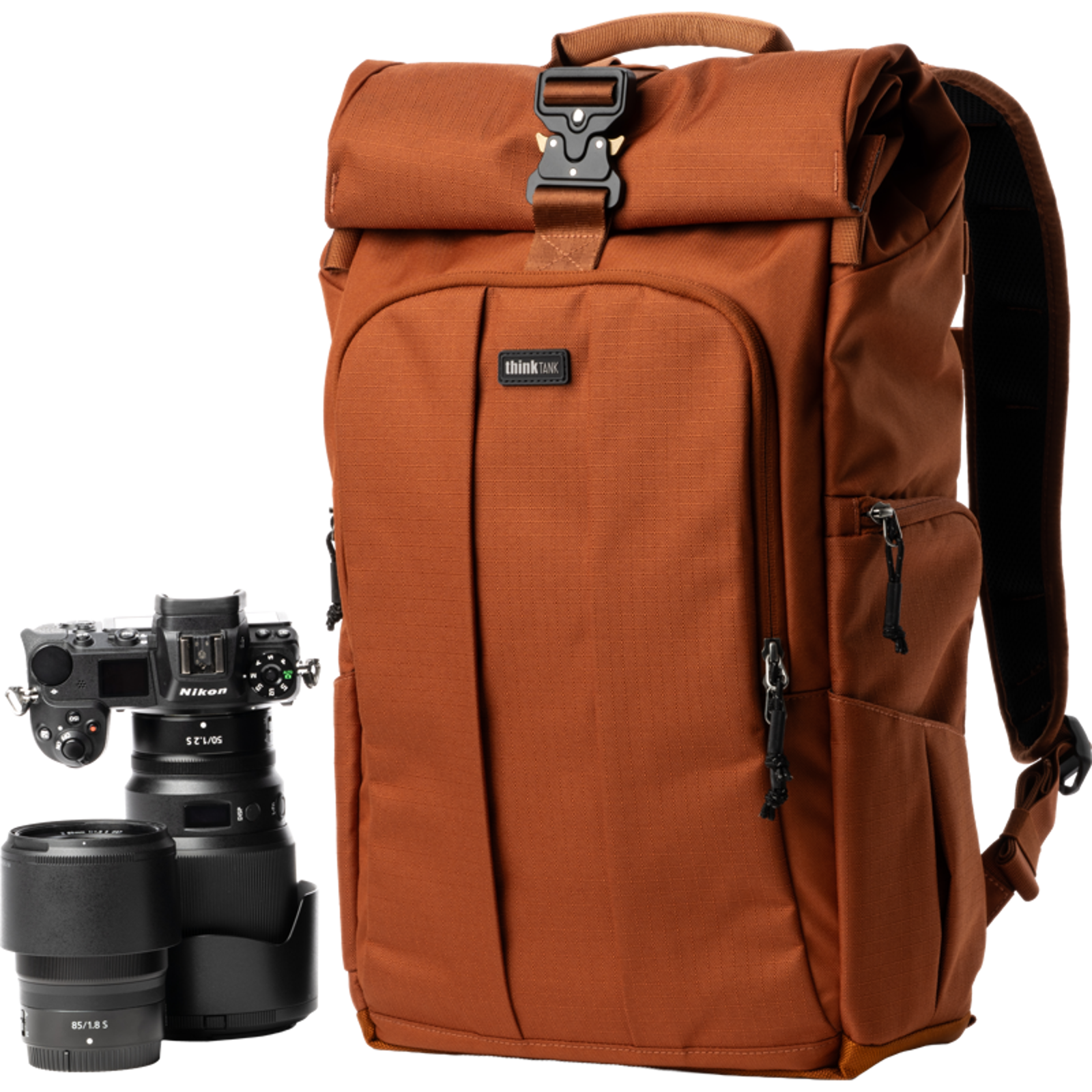 Think Tank FocusPoint 30L Hybrid RollTop Backpack Urban Rust