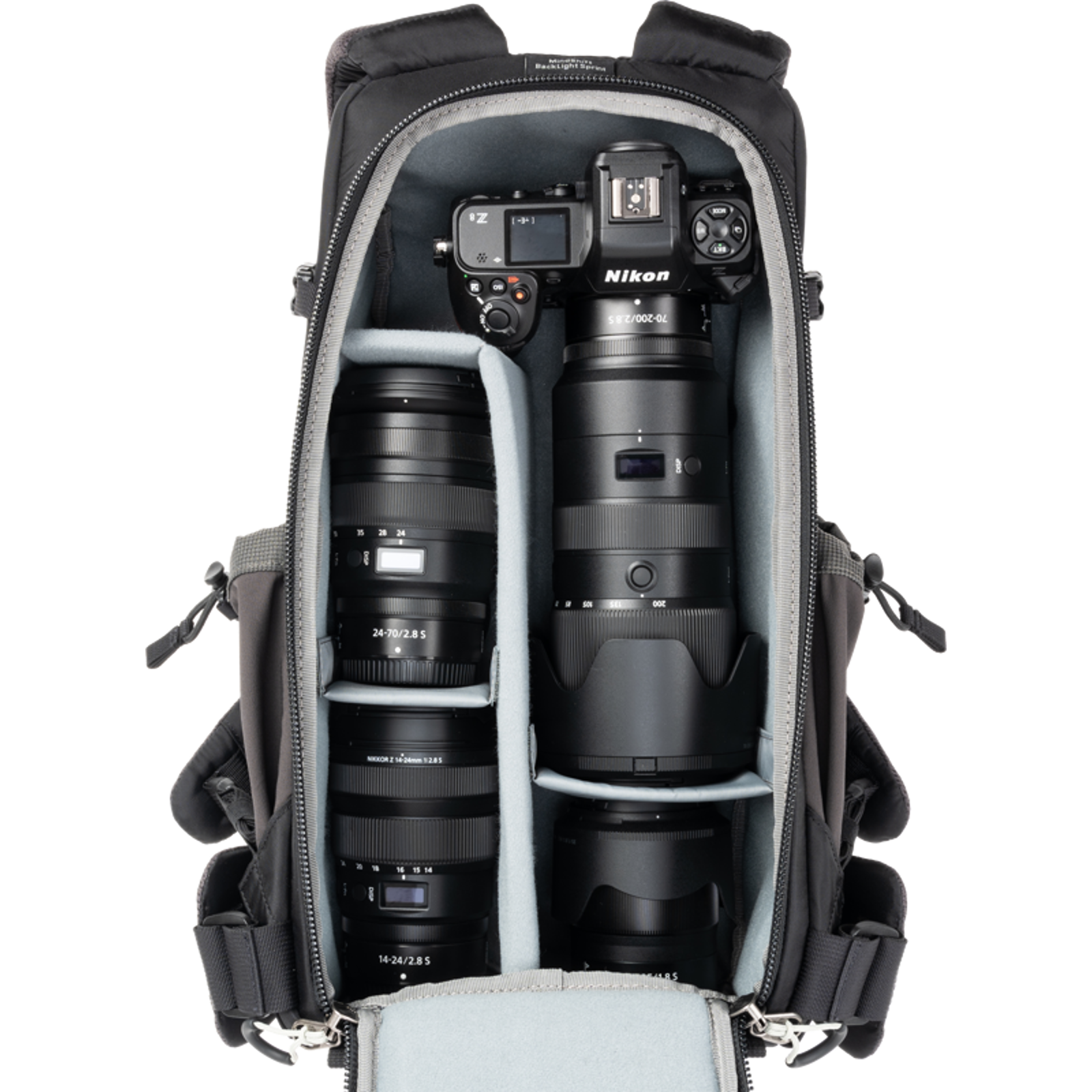 Think Tank Mindshift BackLight Sprint Slim Lightweight Backpack Slate Black