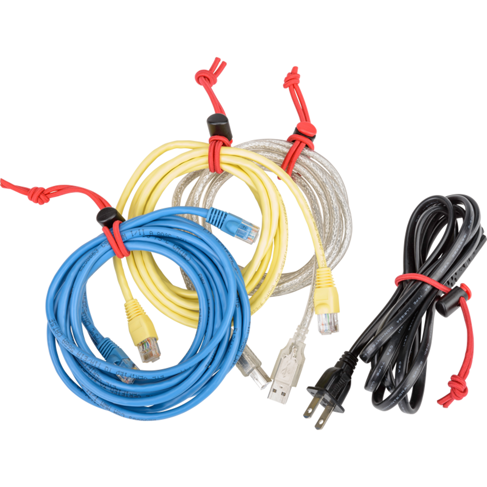 Think Tank Red Whips Bungie Cable Ties V2.0 Red