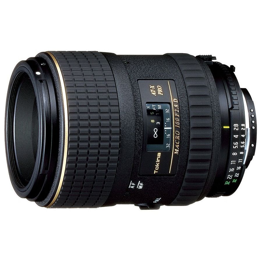 Tokina AT-X 100mm f/2.8 PRO D FX 1:1 macro objektiv za Nikon F auto focus prime lens AF M100 2.8 F2.8