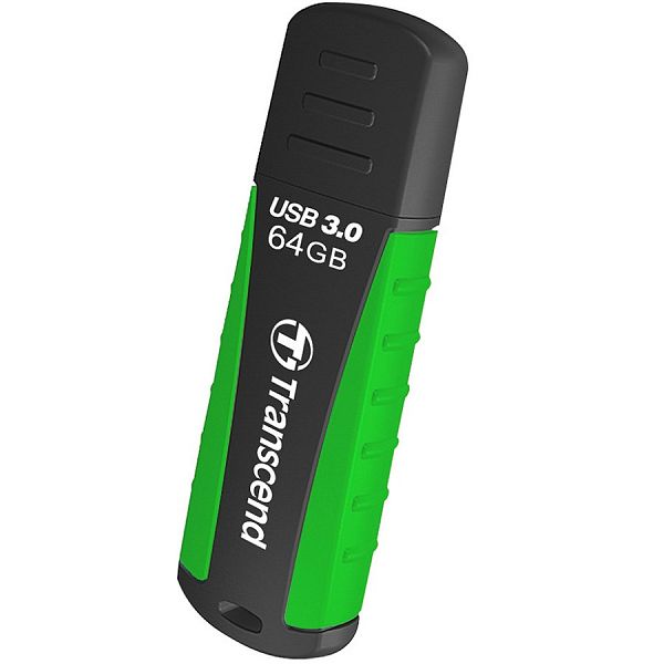 Transcend 64GB JF810 rugged black/green USB 3.0  drive