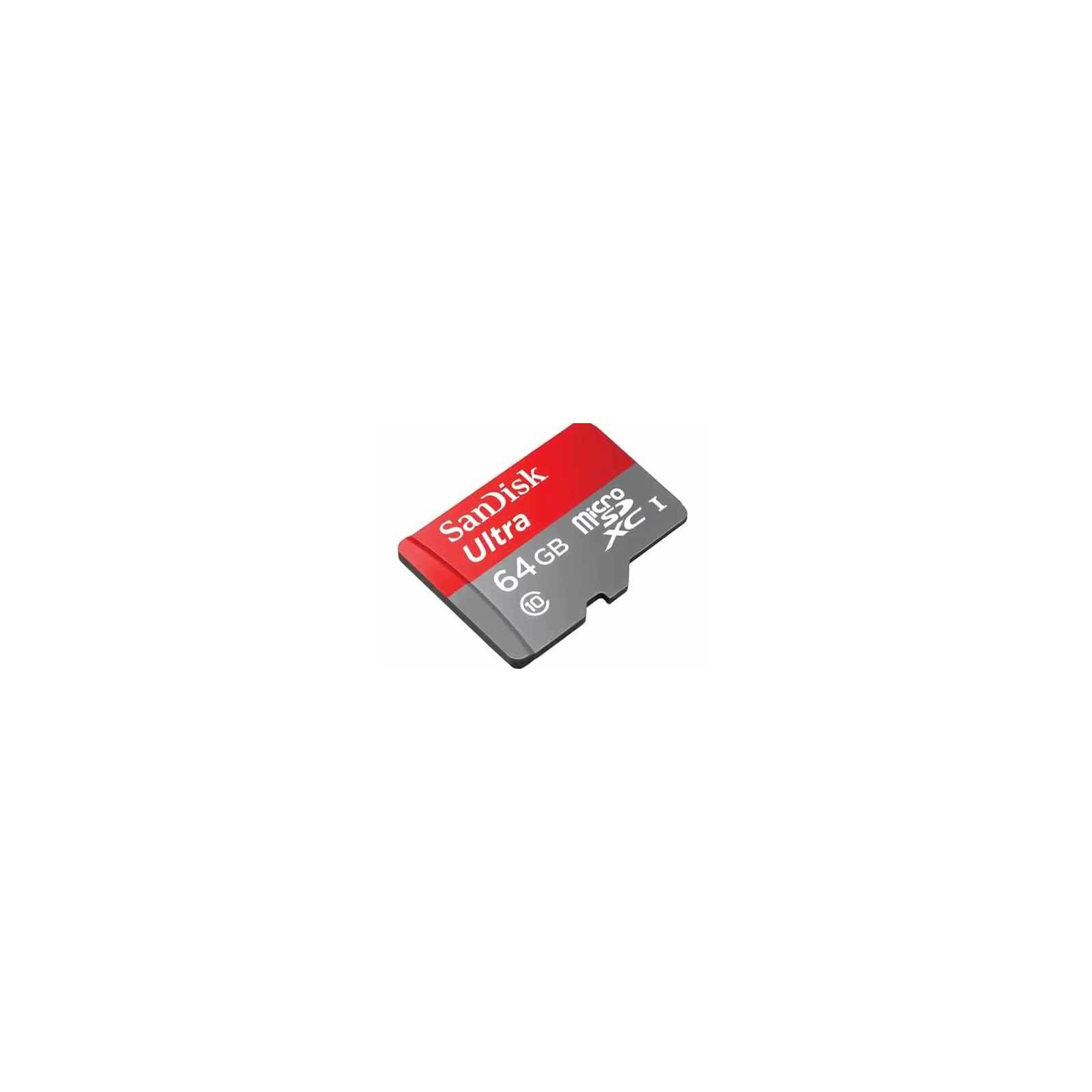 SanDisk Ultra Android microSDXC 64GB SD Adapter + Memory Zone Android App 80MB/s Class 10 UHS-I SDSQUNC-064G-GN6MA Memorijska kartica