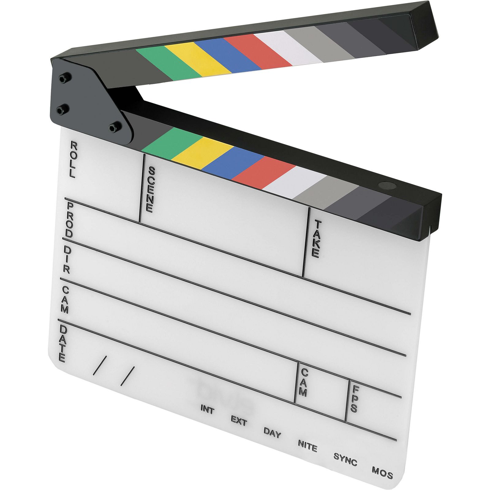 Universal studios klape za film Bijele magnetne velike Production Slate Color Clapboard Director Scene