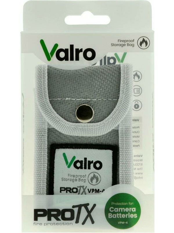 Valro ProTx fireproof storage bag for Camera battery IATA certified vatrootporna vreća za čuvanje i skladištenje baterija (VPM-4)