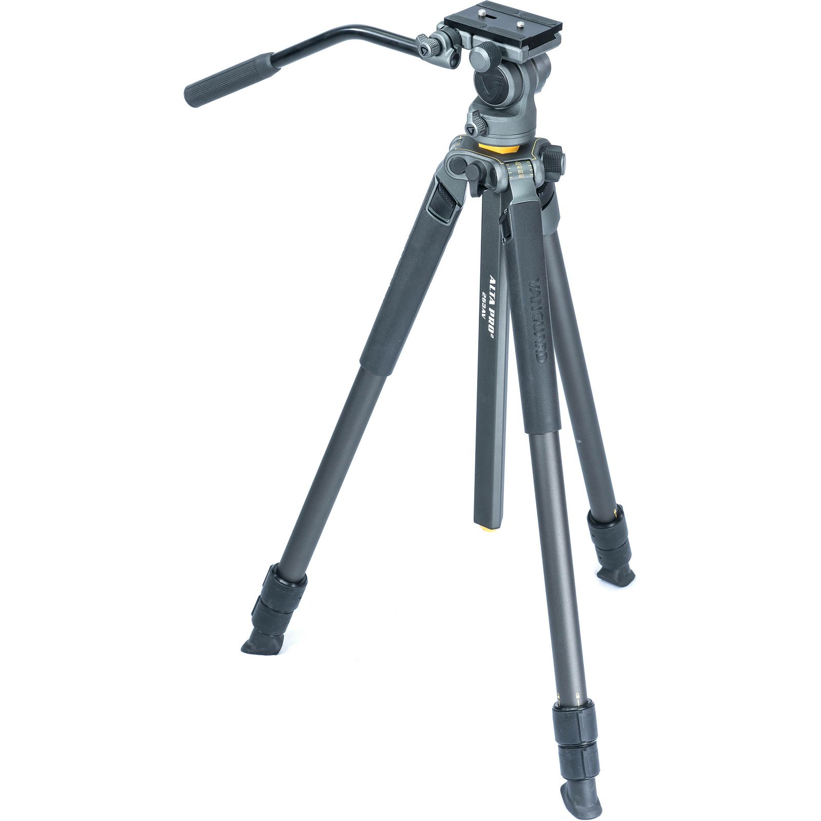 Vanguard Alta Pro 2 263AV KIT 175cm 5kg 3-Section Aluminum Tripod aluminijski stativ s PH-114V Fluid Head fluidnom glavom za video snimanje