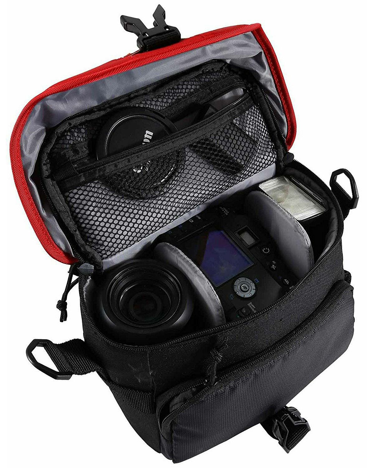 Vanguard BIIN II 21 Red crvena torba za DSLR fotoaparat i foto opremu