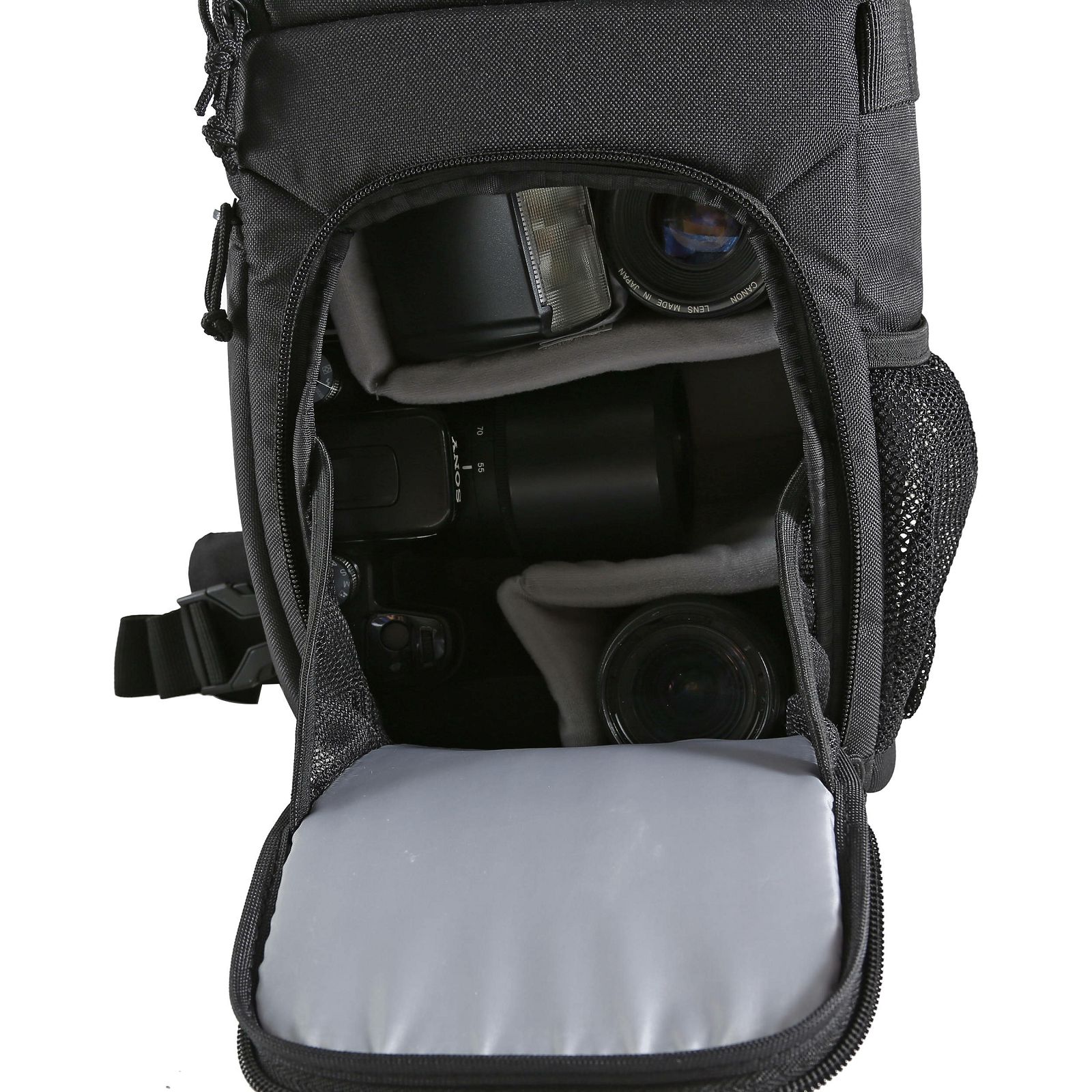 Vanguard BIIN II 47 Black crni sling ruksak za DSLR fotoaparat i foto opremu