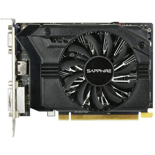 VC SAPPHIRE AMD Radeon R7 250 2G DDR3 PCI-E HDMI / DVI-D / VGA WITH BOOST, 1000MHz (1050MHz) / 900Hz, 128-bit, 1.5 slot active, , LITE