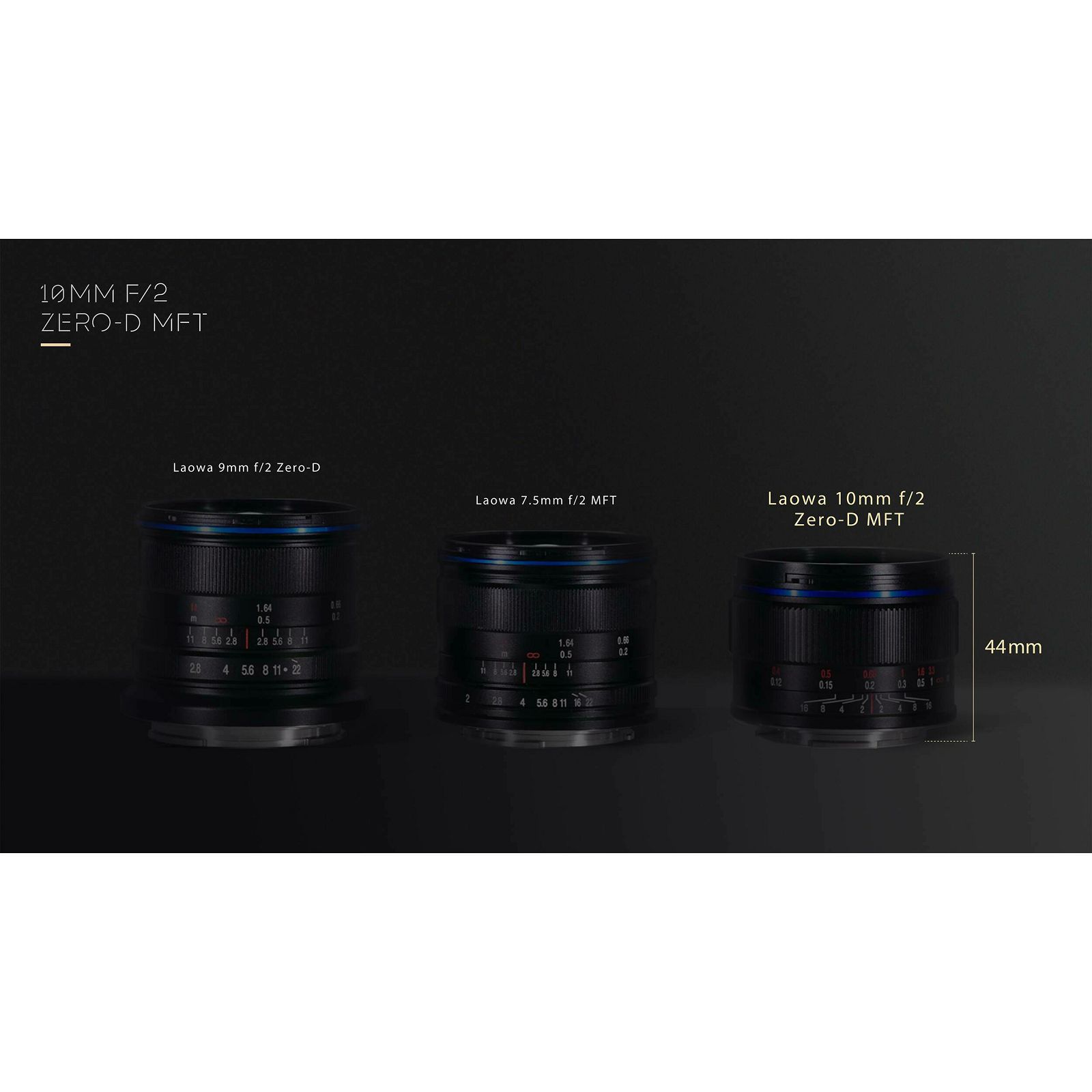 Venus Optics Laowa 10mm f/2 Zero-D širokokutni objektiv za Olympus Panasonic MFT micro4/3"