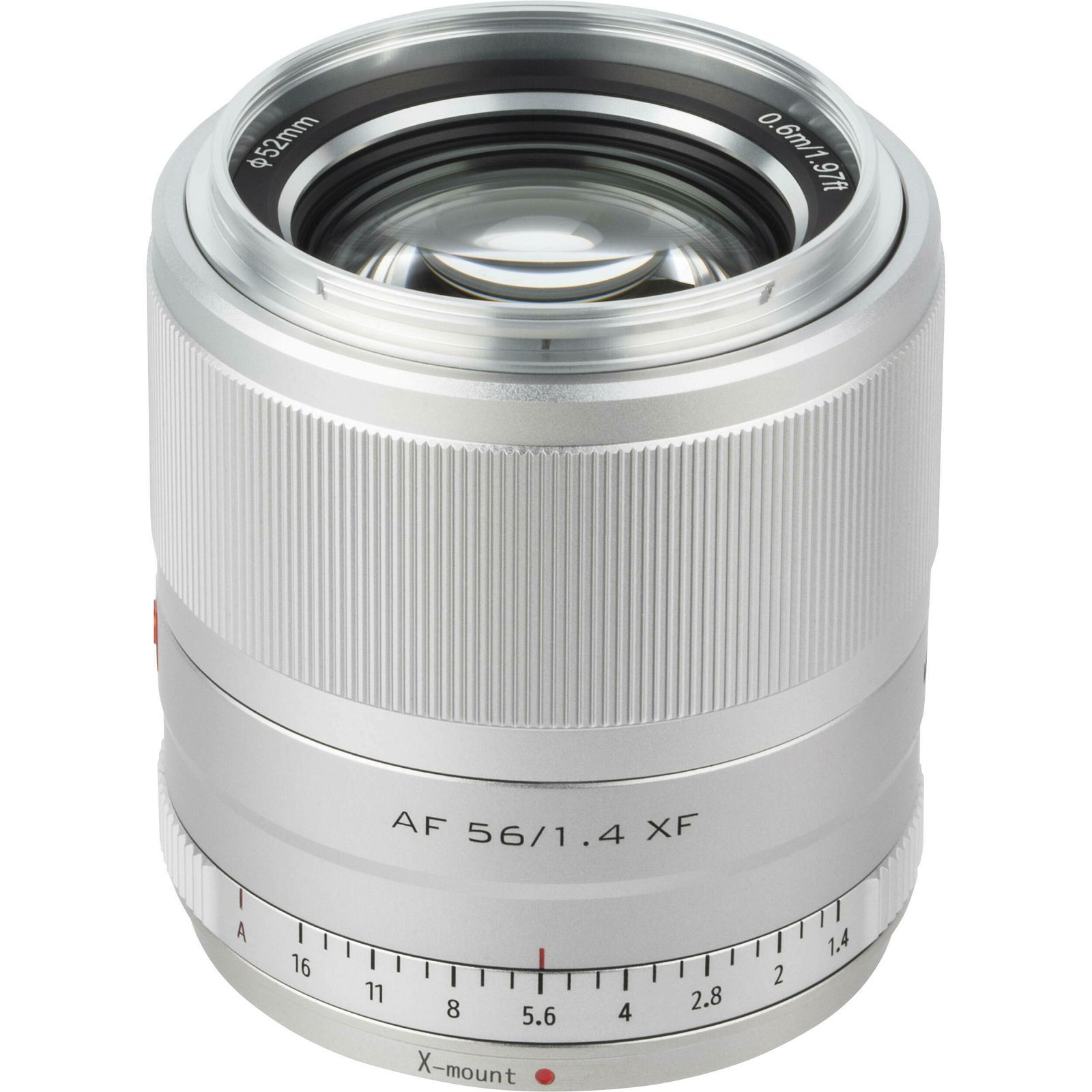 Viltrox AF 56mm f/1.4 XF Silver objektiv za Fujifilm X-mount (AF 56/1.4 XF S)