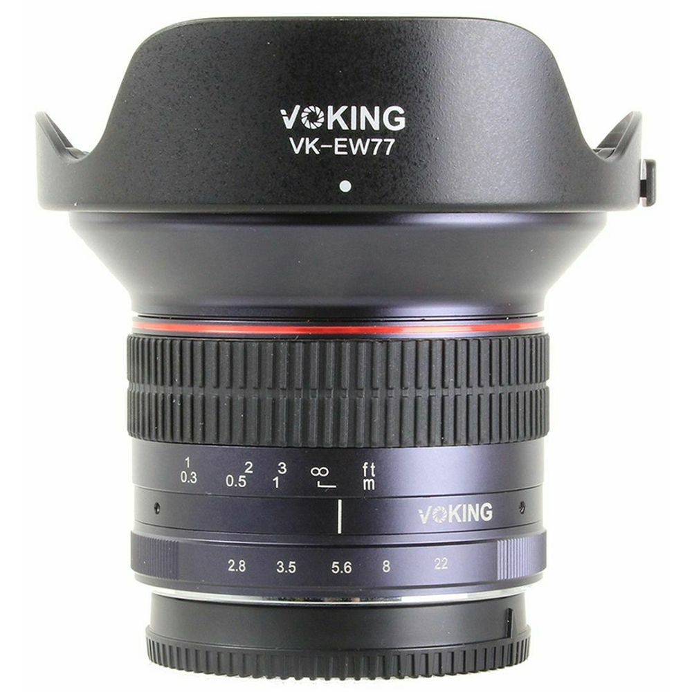 Voking 12mm F2.8 ultra širokokutni objektiv za Canon EOS M EF-M (VK12-2.8-C) ultra-wide-angle lens