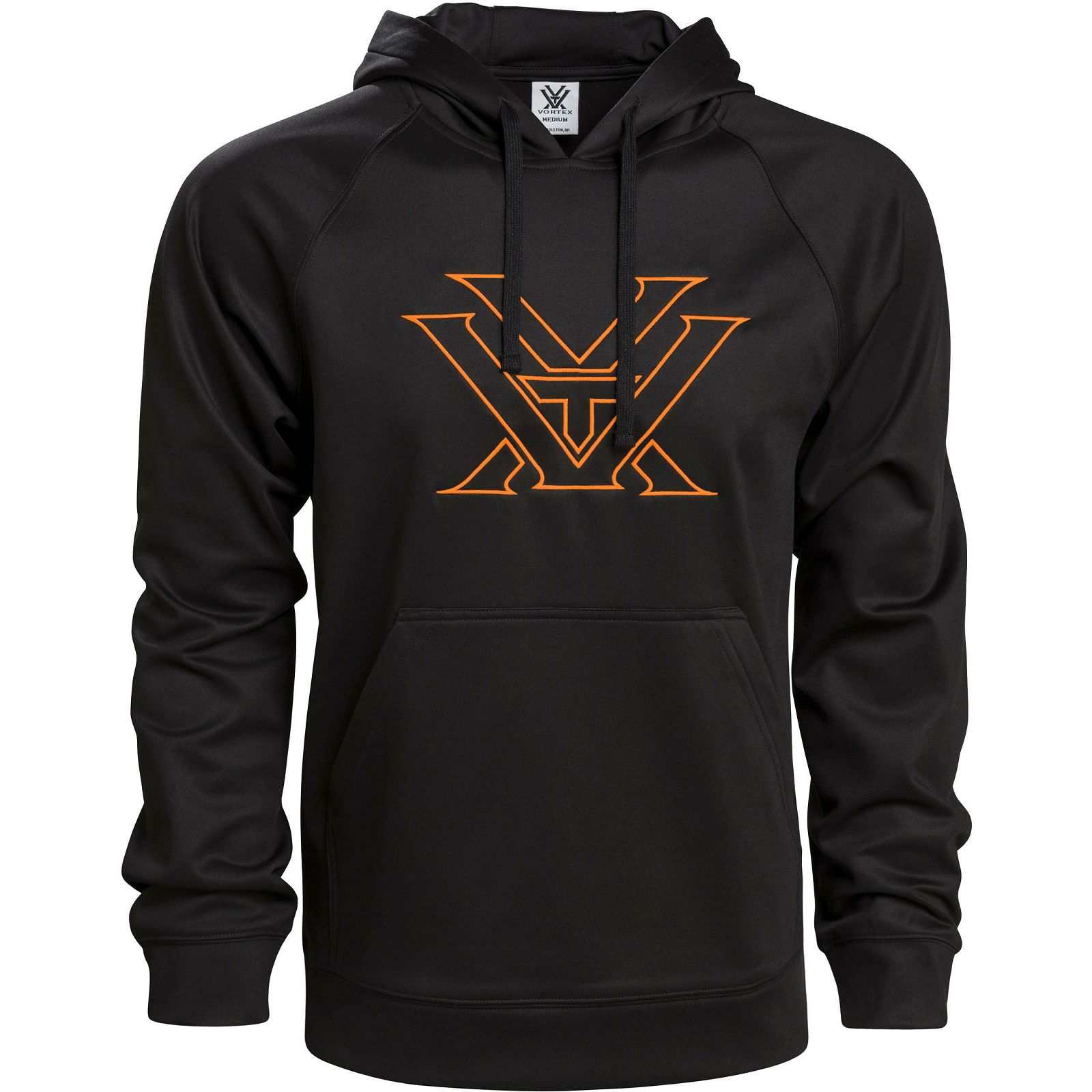 Vortex Orange Performance Hoodie in Medium