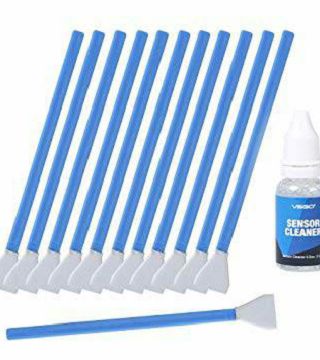 VSGO DDR-16 APS-C Frame Sensor Cleaning Rod KIT komplet za čišćenje senzora 12x swab štapići + 15ml tekućina