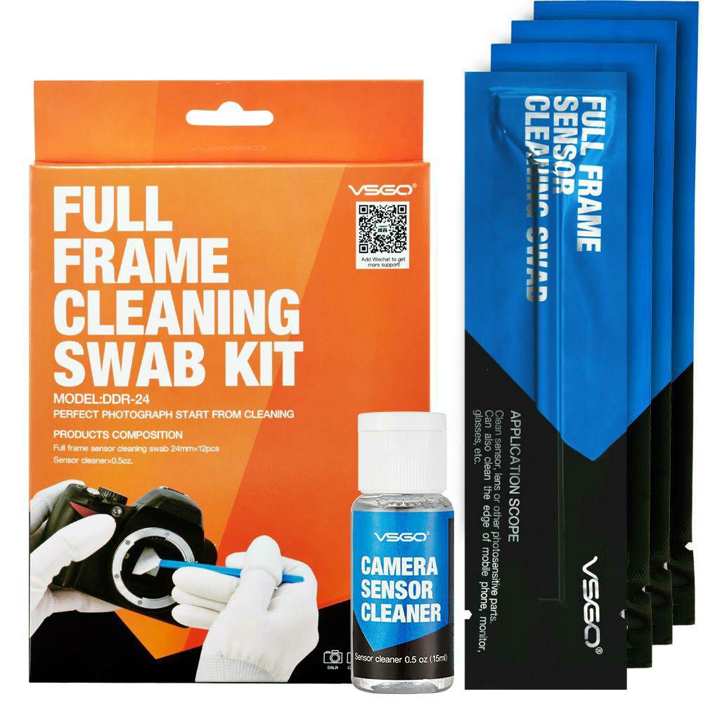 VSGO DDR-24 Full-frame Sensor Cleaning Rod KIT komplet za čišćenje senzora 12x swab štapići + 15ml tekućina