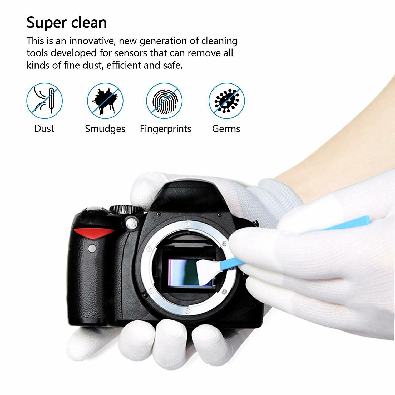 VSGO DDR-24 Full-frame Sensor Cleaning Rod KIT komplet za čišćenje senzora 12x swab štapići + 15ml tekućina