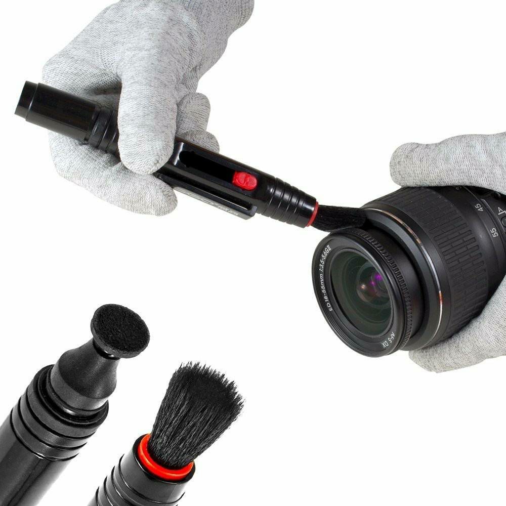 VSGO DKL-15G Gray Optical cleaning KIT travel edition (1x Mini Air blower + 1x Lens Pen + 5x 15x15cm mikofibra + 1x Cleaning Cloth + 1x 30ml tekućina + 10x Wet wipes)