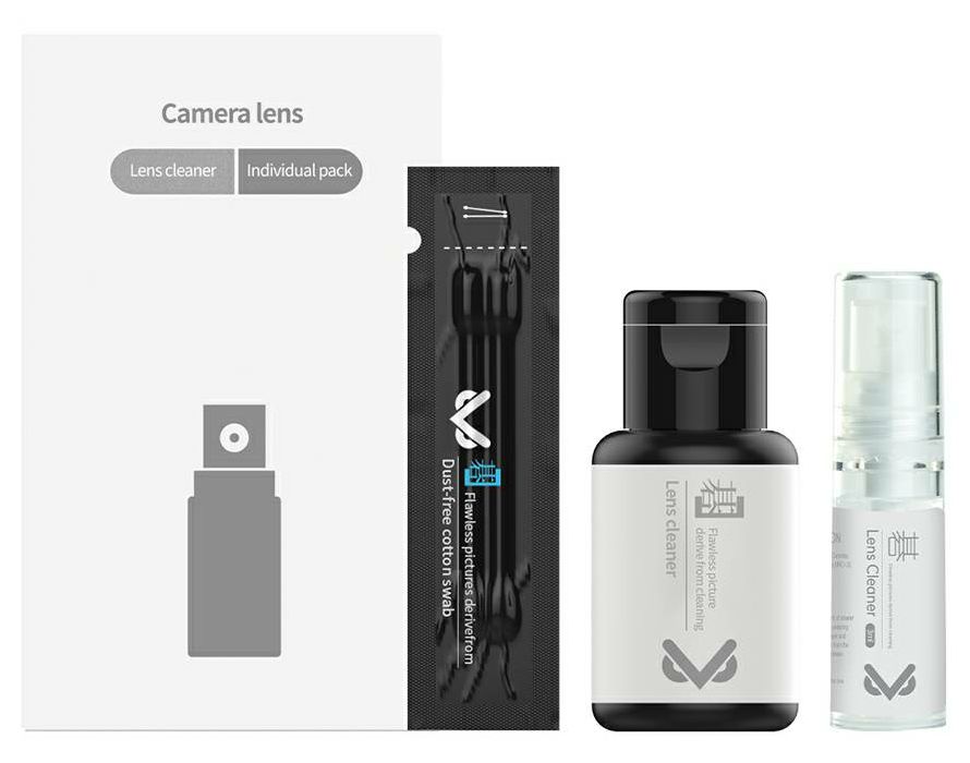 VSGO V-C01E Lens Cleaning Kit set za čišćenje fotoaparata i objektiva (1x 20ml tekućina + 1x sprej + 2x pamučni štapići)