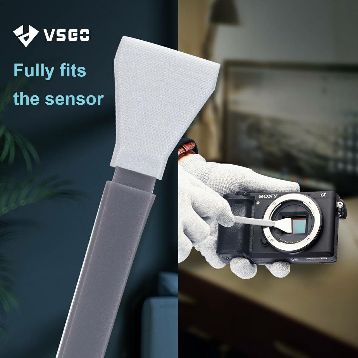 VSGO VS-S02E Sensor Cleaning Rod Kit 10x špahtlica i 1x10ml tekućina za čišćenje APS-C senzora