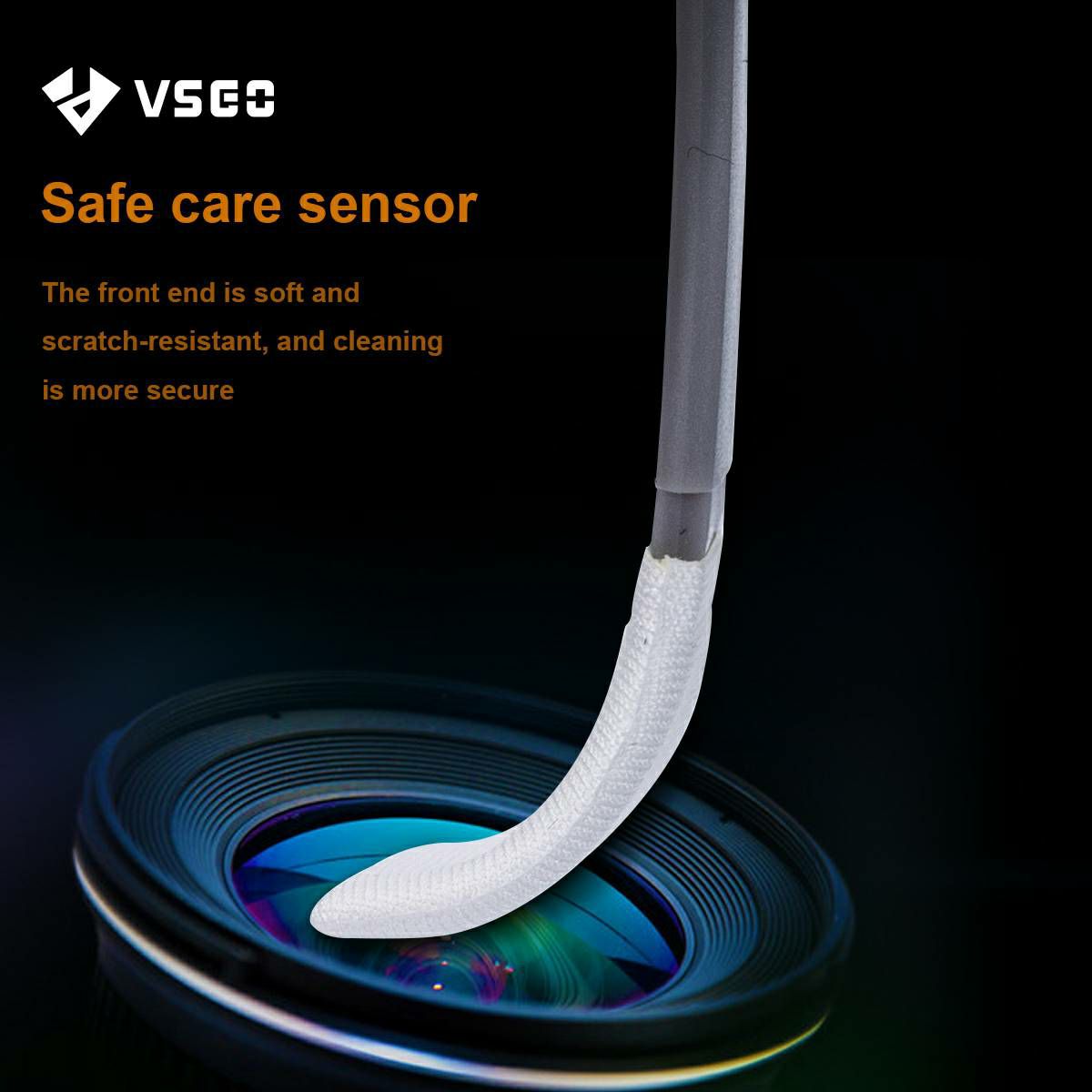 VSGO VS-S03E Sensor Cleaning Swab Rod Kit 12x špahtlica i 1x10ml tekućina za čišćenje Full Frame senzora