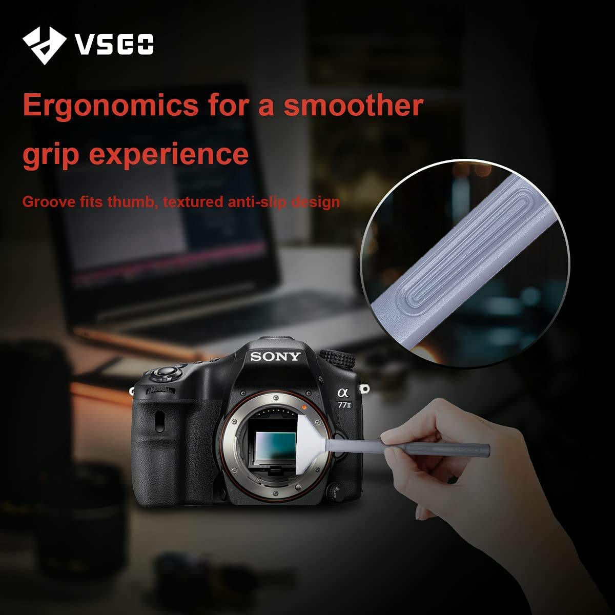 VSGO VS-S04E Sensor Cleaning Rod Kit 12x špahtlica i 1x10ml tekućina za čišćenje Medium Format senzora